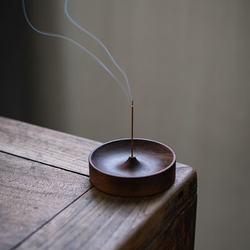 Handmade Black Walnut Incense Holder