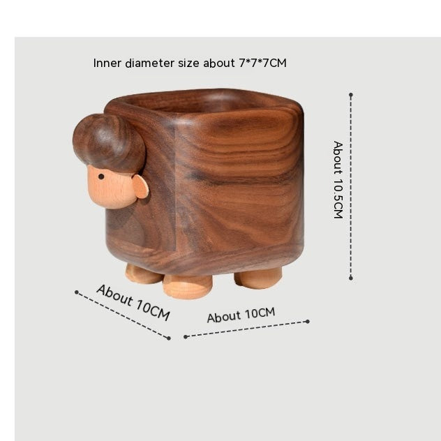 Black Walnut Lamb Pen Holder