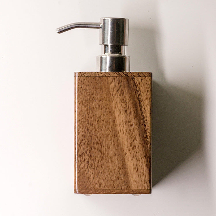 The Signature Walnut Sanitizer Bottle Set