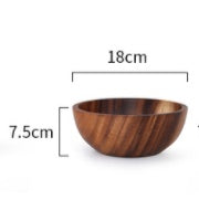 Natural Wooden Bowl Set