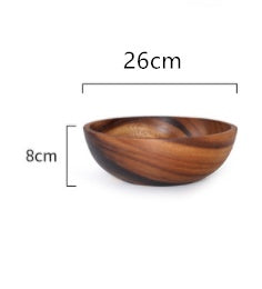 Natural Wooden Bowl Set