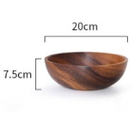 Natural Wooden Bowl Set