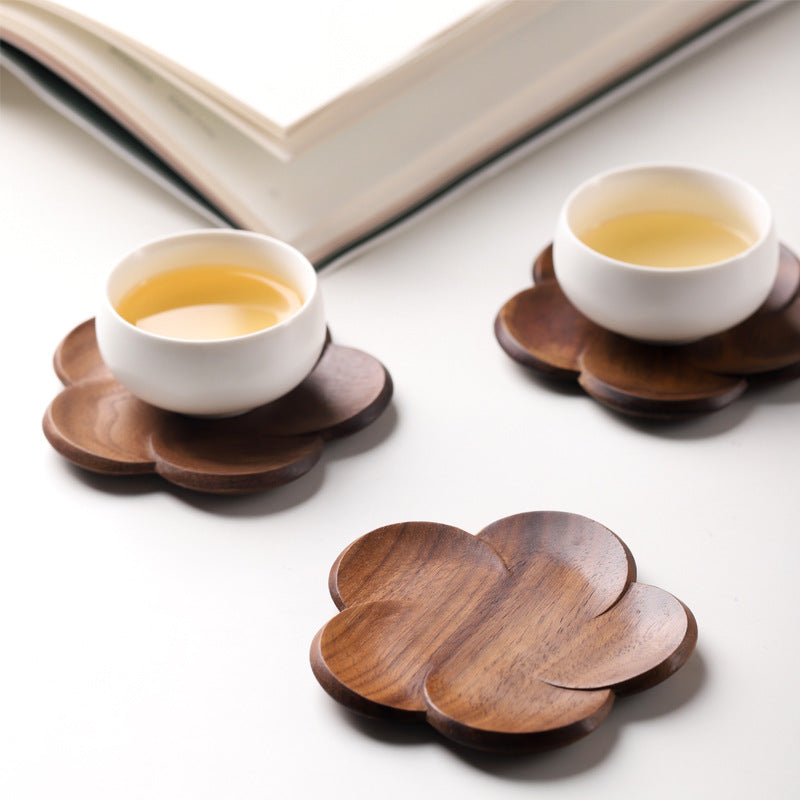Black Walnut Petal Coaster & Pot Holder