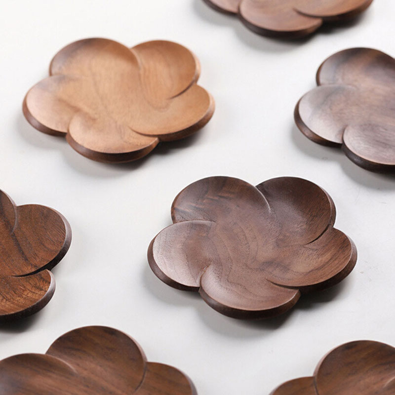 Black Walnut Petal Coaster & Pot Holder