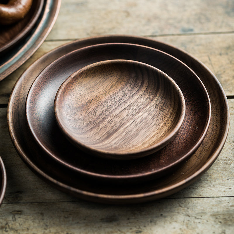 Handcrafted Black Walnut Serving Plate