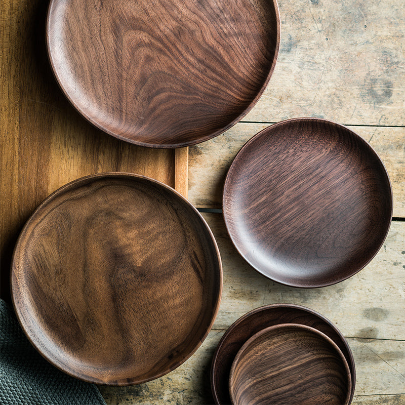 Handcrafted Black Walnut Serving Plate