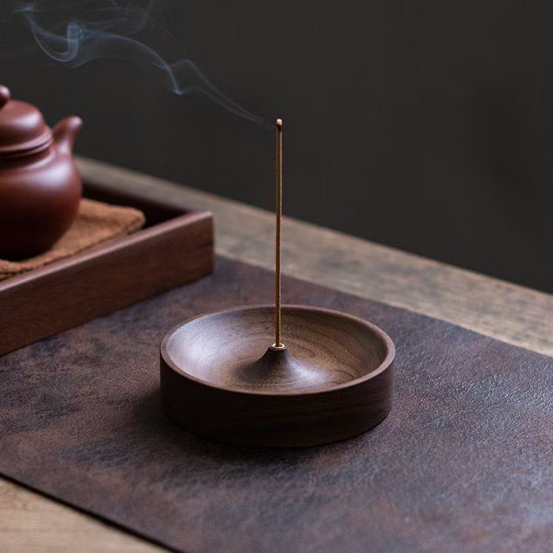 Handmade Black Walnut Incense Holder