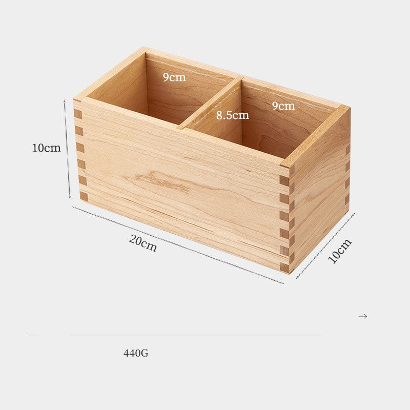 The Executive Walnut Desk Organiser