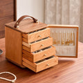 Walnut & Cherry Signature Jewelry Chest
