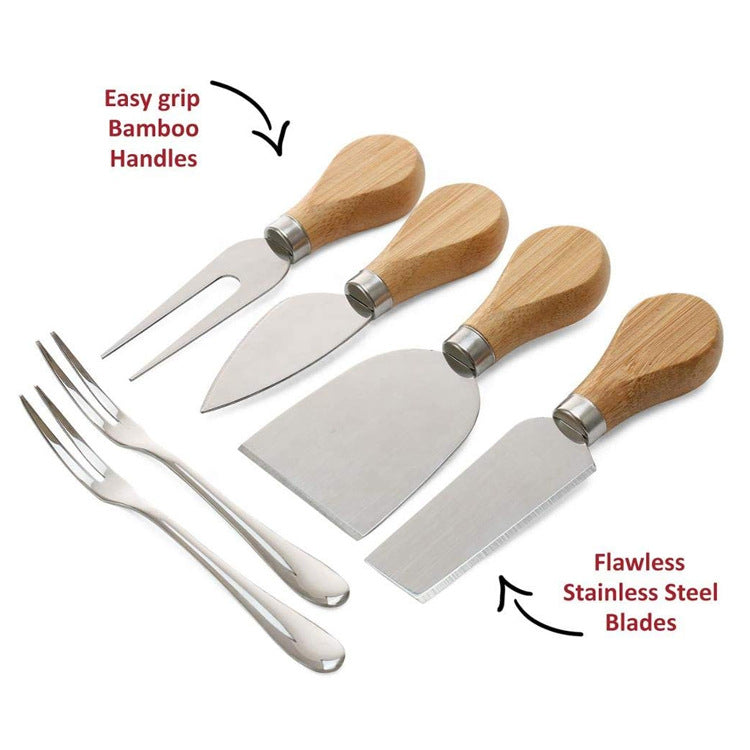 Western Acacia Chopping Board Cheese Set
