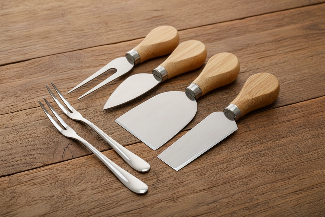 Western Acacia Chopping Board Cheese Set