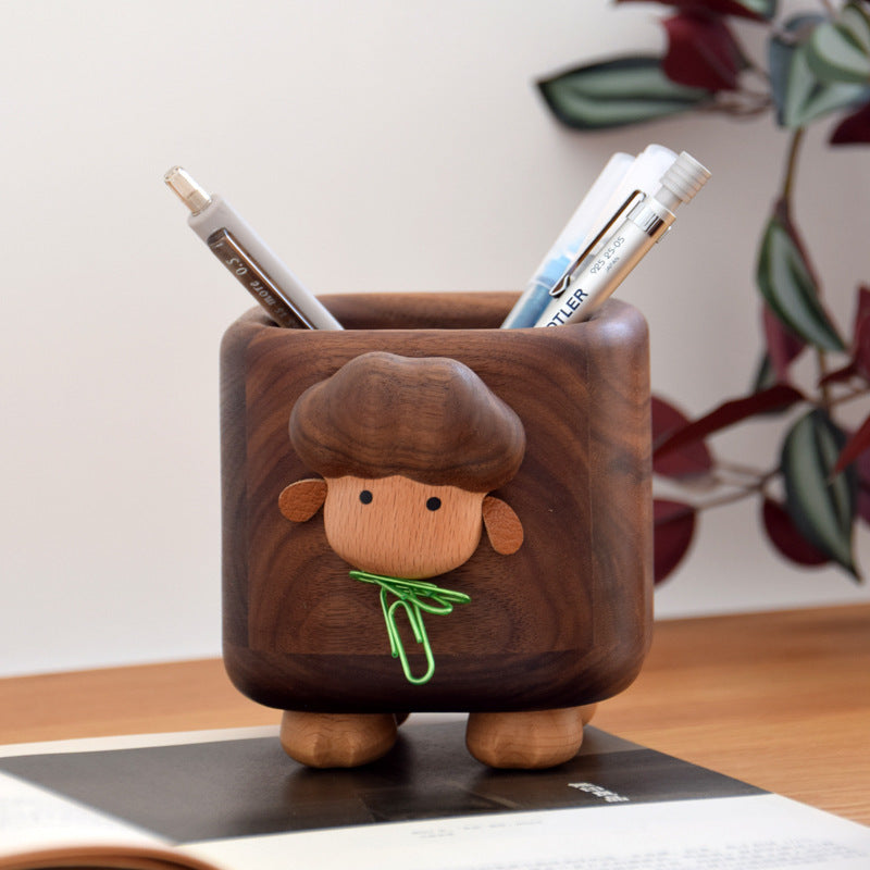 Black Walnut Lamb Pen Holder