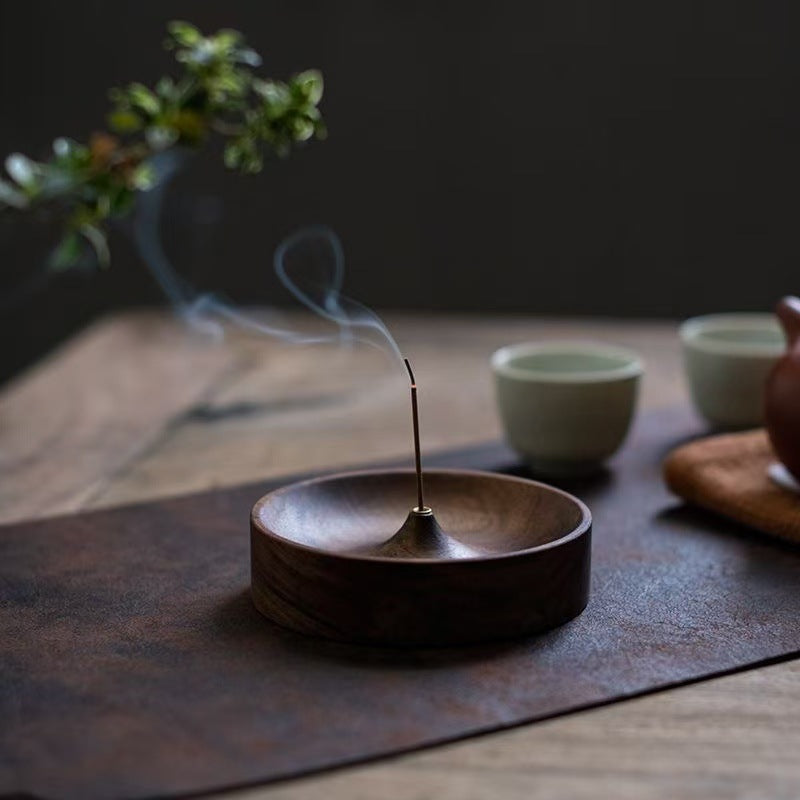 Handmade Black Walnut Incense Holder