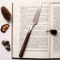 Stainless Steel Cutlery With Black Walnut Handle