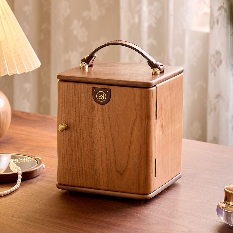 Walnut & Cherry Signature Jewelry Chest