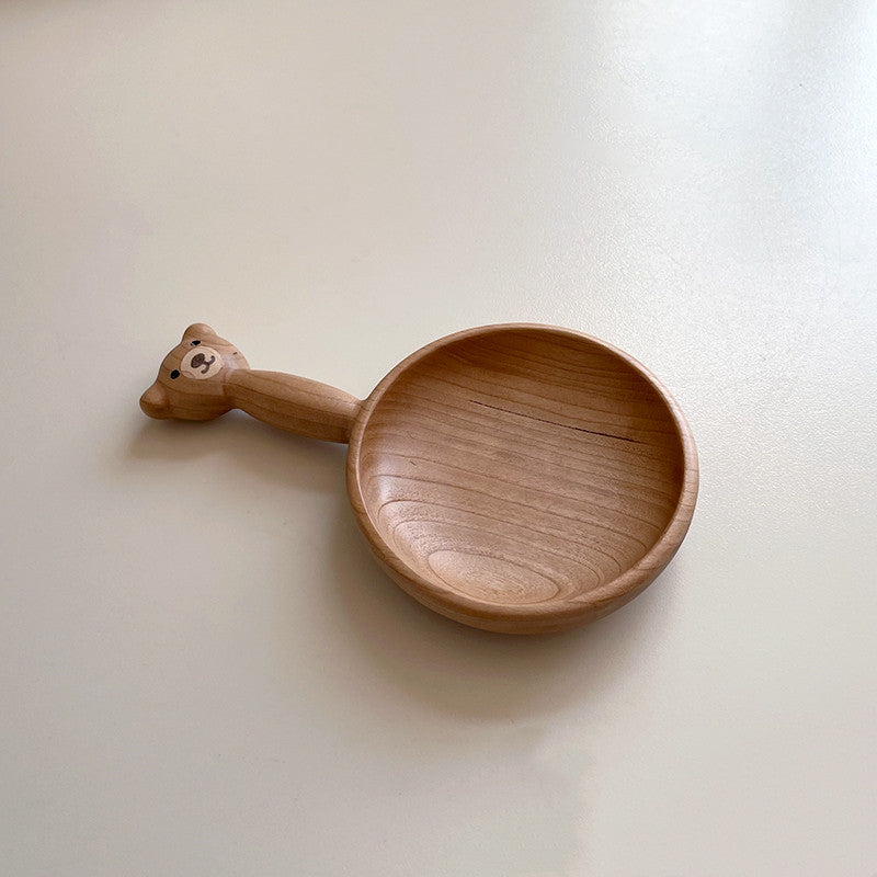 Handmade Bear Wooden Chopping Board & Utensil Collection