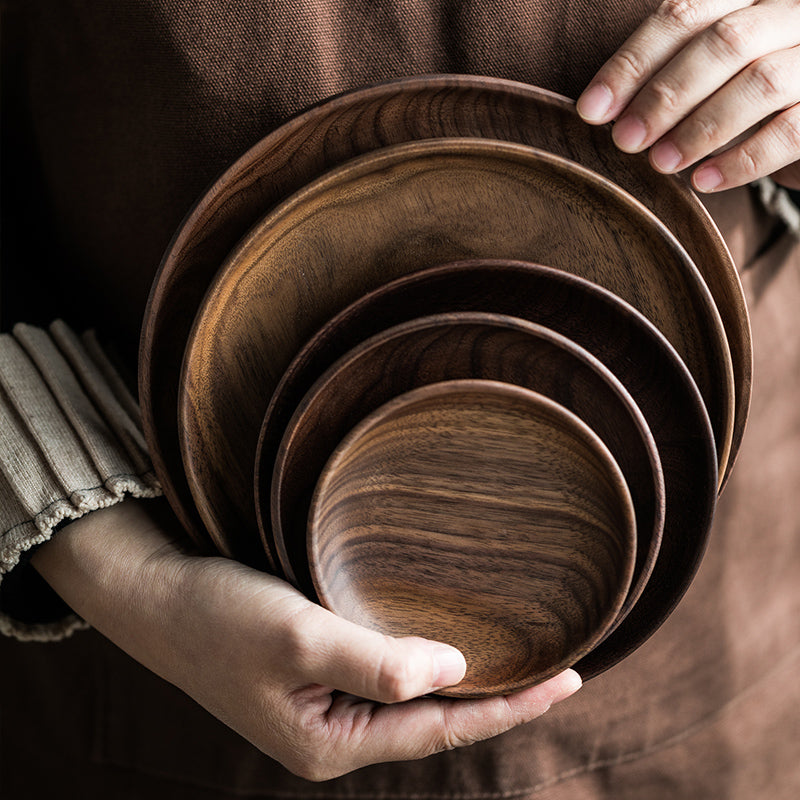 Handcrafted Black Walnut Serving Plate