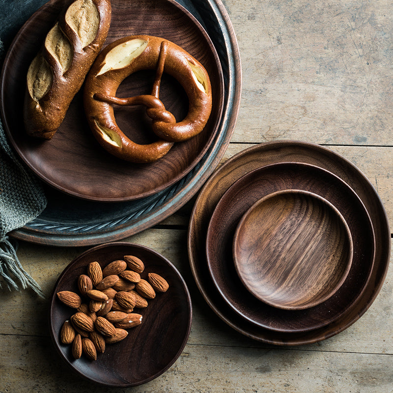 Handcrafted Black Walnut Serving Plate