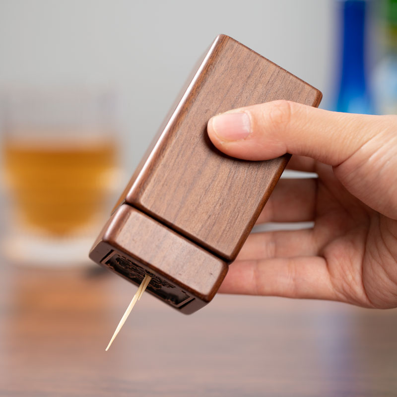 Black Walnut Toothpick Box