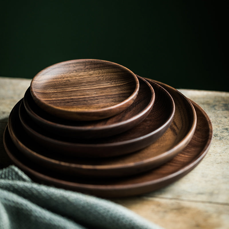 Handcrafted Black Walnut Serving Plate