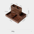 The Executive Walnut Desk Organiser