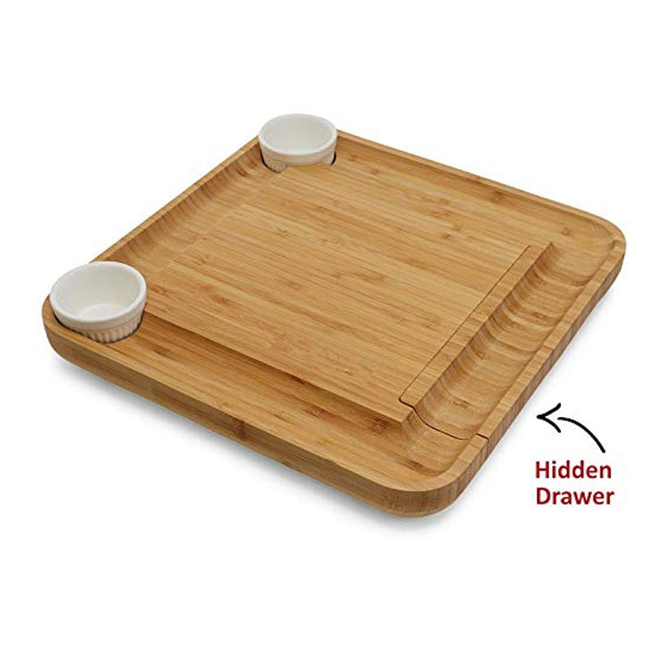 Western Acacia Chopping Board Cheese Set