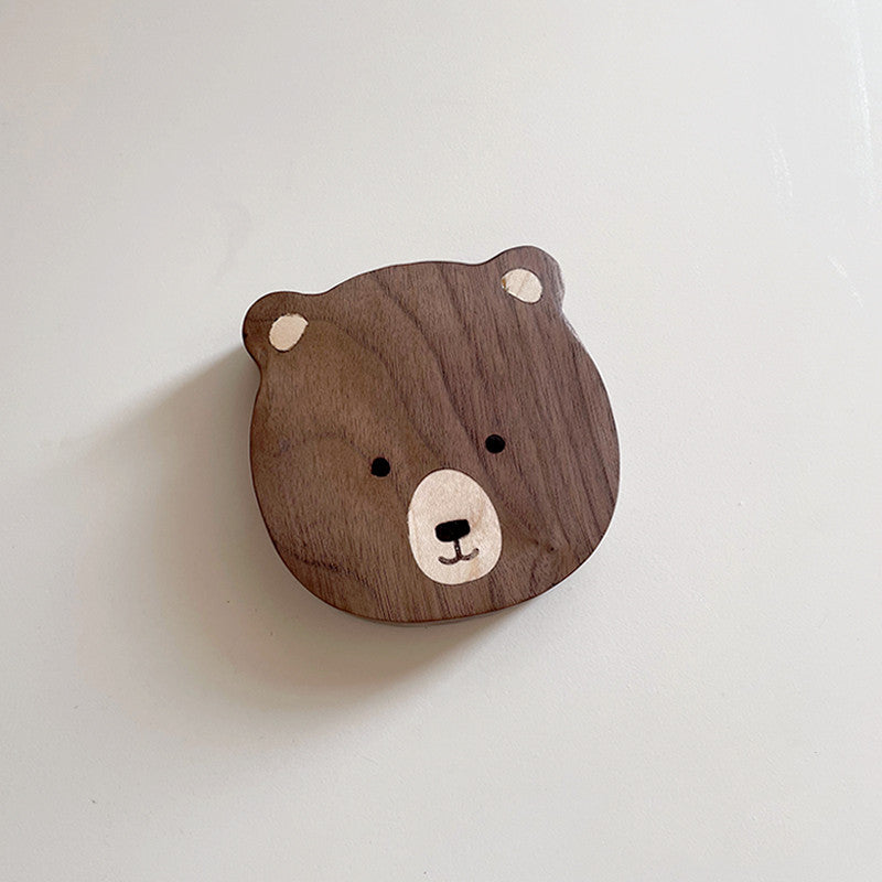 Handmade Bear Wooden Chopping Board & Utensil Collection