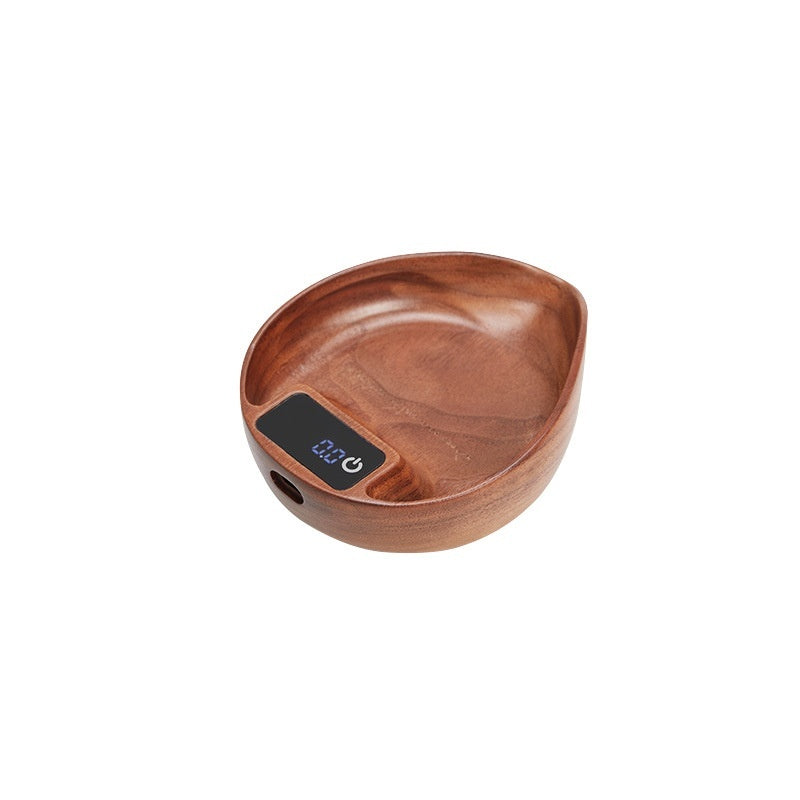 Walnut Italian Pour-over Coffee Electronic Scale Tray