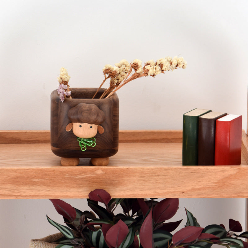 Black Walnut Lamb Pen Holder