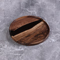 Walnut Resin Serving Tray Collection