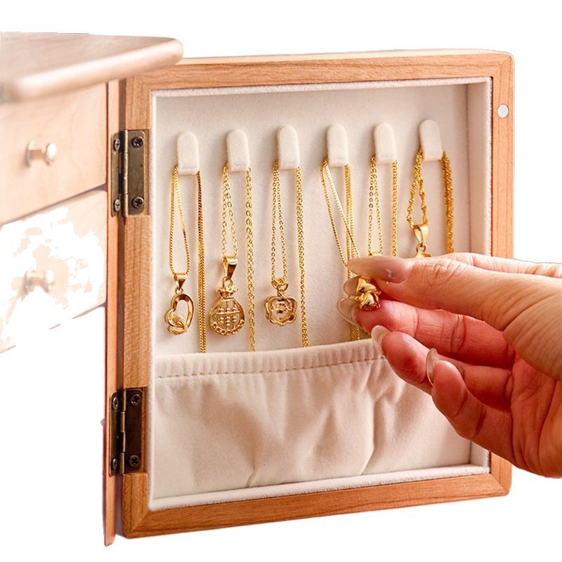Walnut & Cherry Signature Jewelry Chest