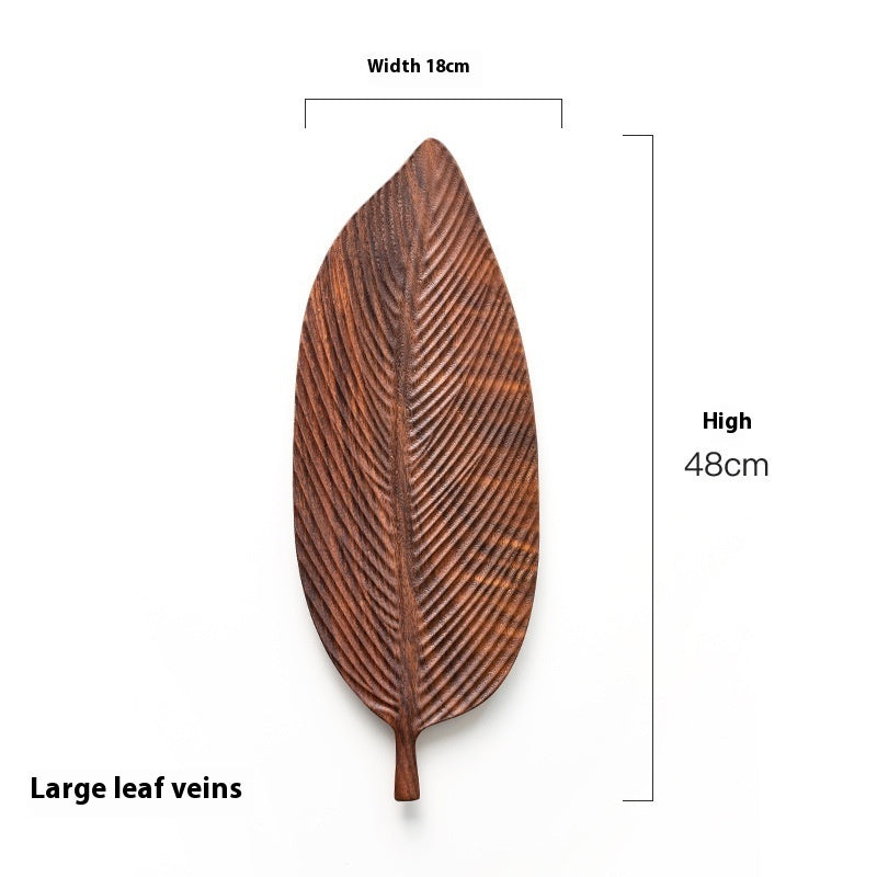 Solid Walnut Leaf Tray